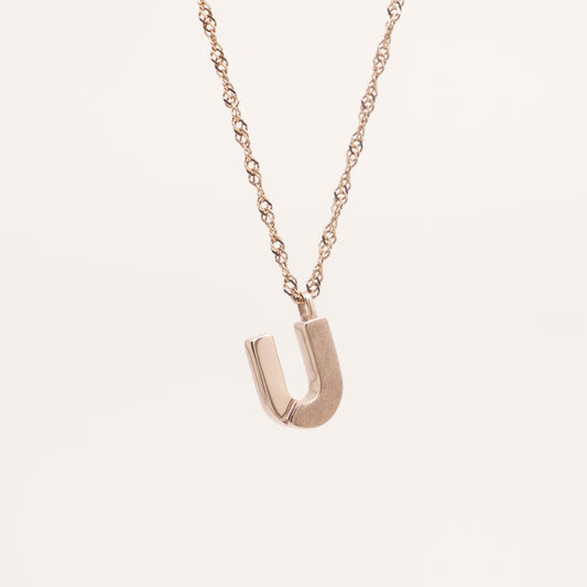 NECKLACE WITH CHILDREN'S INITIALS U+J